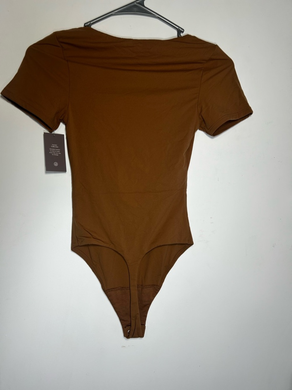 Women's Luxury Collection 4-Way Stretch Short Sleeve Bodysuit - Picture 6 of 8